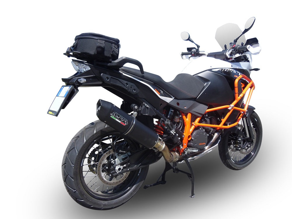 KTM 1190 Adventure 2013-2016 Exhaust GPR Furore Nero Slip-On