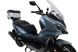 Baúl GPR TECH de 26 litros, aluminio plateado, para SYM ADX300 2024-2026