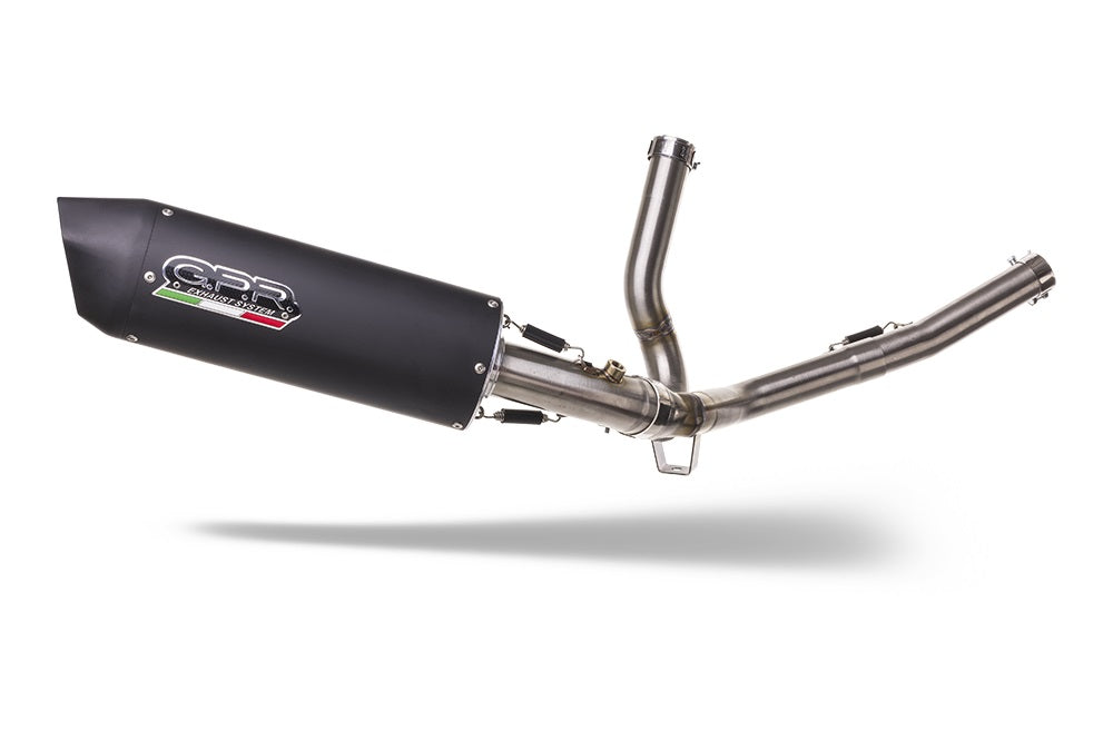 Escape Suzuki V-Strom 650 2012-2016 GPR Furore Nero Mid Sistema completo Race