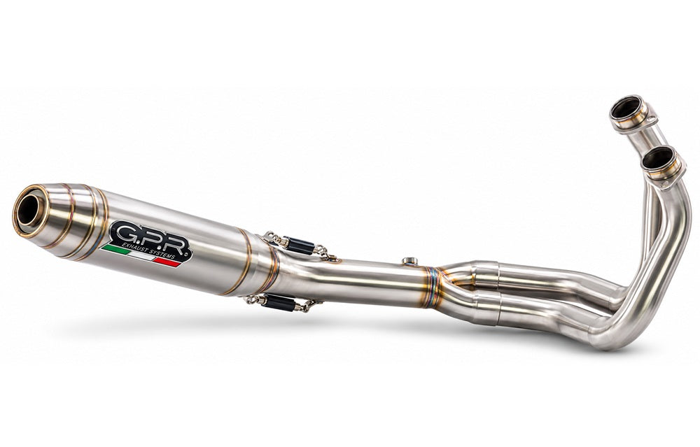 Escape GPR Deeptone Inox Sistema Completo para Kawasaki ER6N 2012-2016