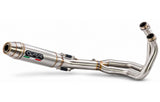 Escape GPR Deeptone Inox Sistema Completo Bajo el Motor para Yamaha XSR700 2021-2024