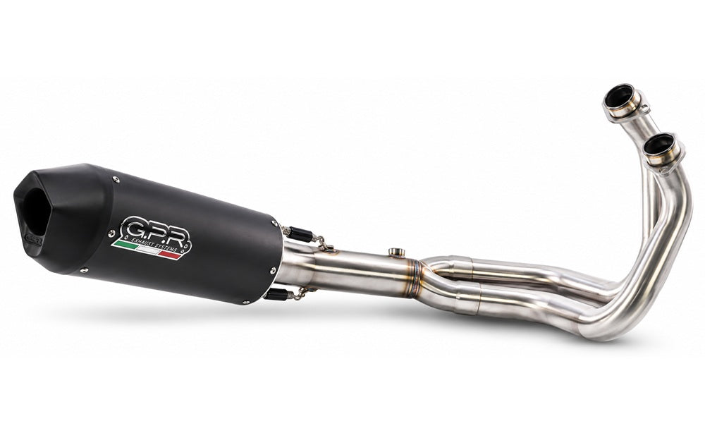 Escape GPR Furore Nero Sistema Completo para Yamaha XSR700 2017-2020