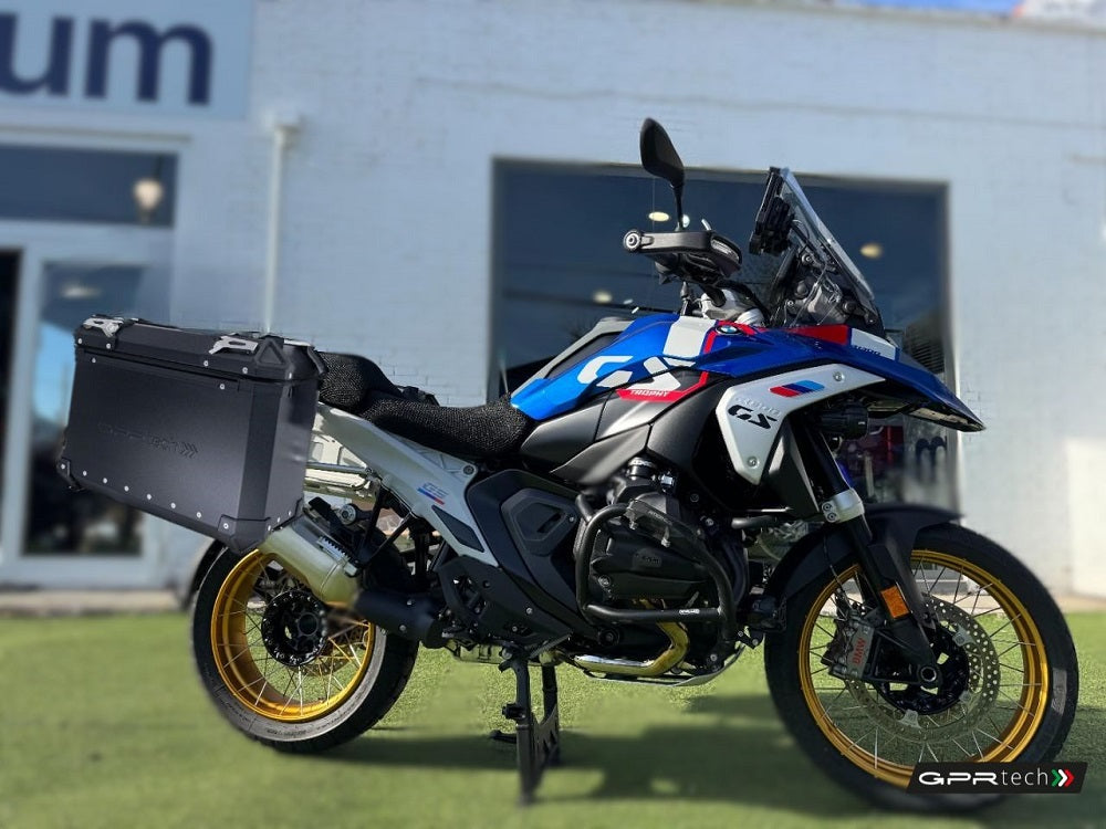 BMW R1300GS Adventure 2023-2025 Side Cases 38 Liters + 38 Liters GPR TECH Black Aluminum