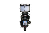 Baúl GPR TECH de 26 litros, aluminio plateado, para SYM ADX300 2024-2026