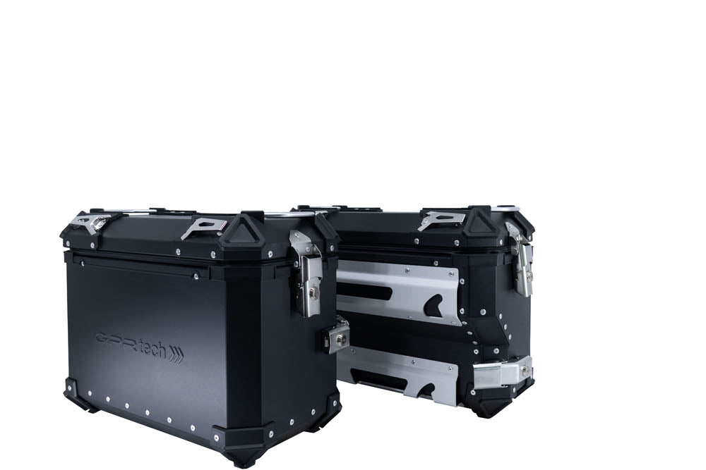 Bmw F850GS 2018-2020 Side Cases 38 Liters + 32 Liters GPR TECH Black Aluminum