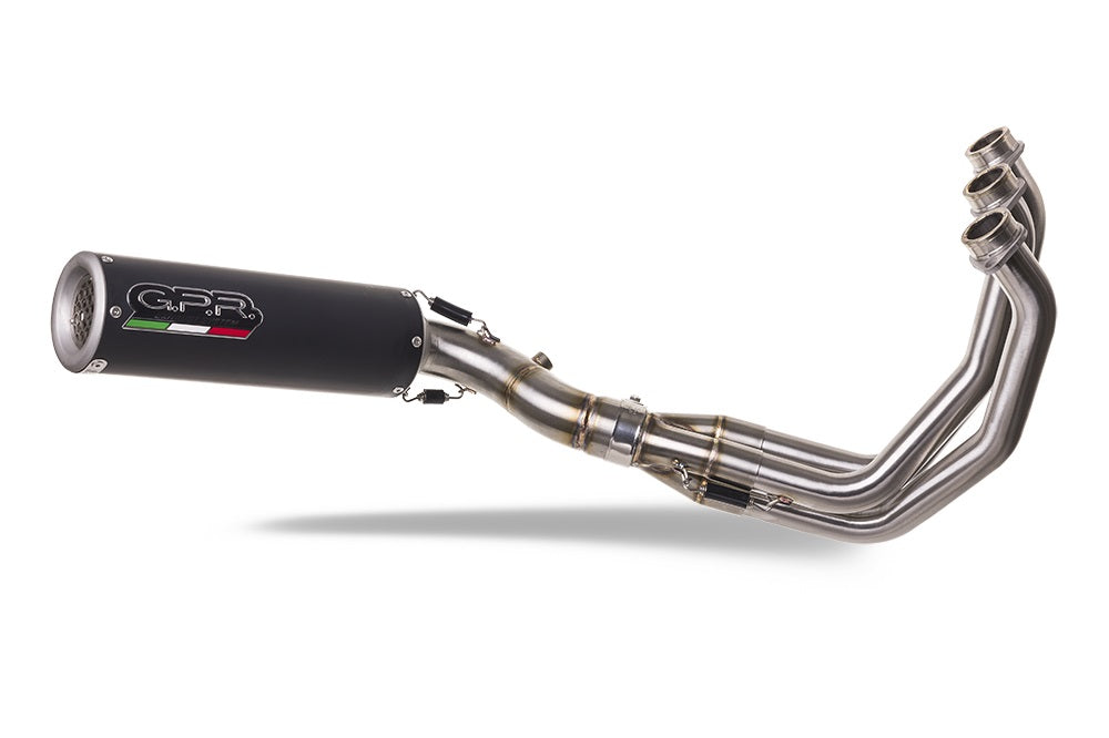 Triumph Trident 660 2021-2024 Exhaust GPR M3 Black Titanium Full System Low Level