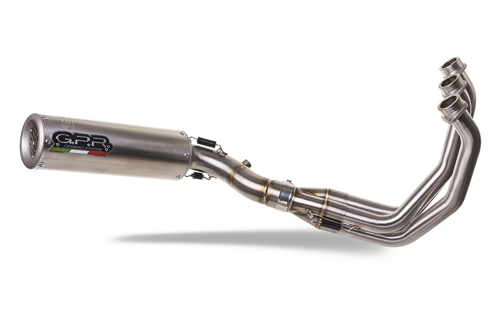 Triumph Trident 660 2021-2024 Exhaust GPR M3 Titanium Natural Full System Low Level