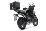Baúl GPR TECH de 45 litros, aluminio negro, para Zontes 350 T1 ADV 2022-2024