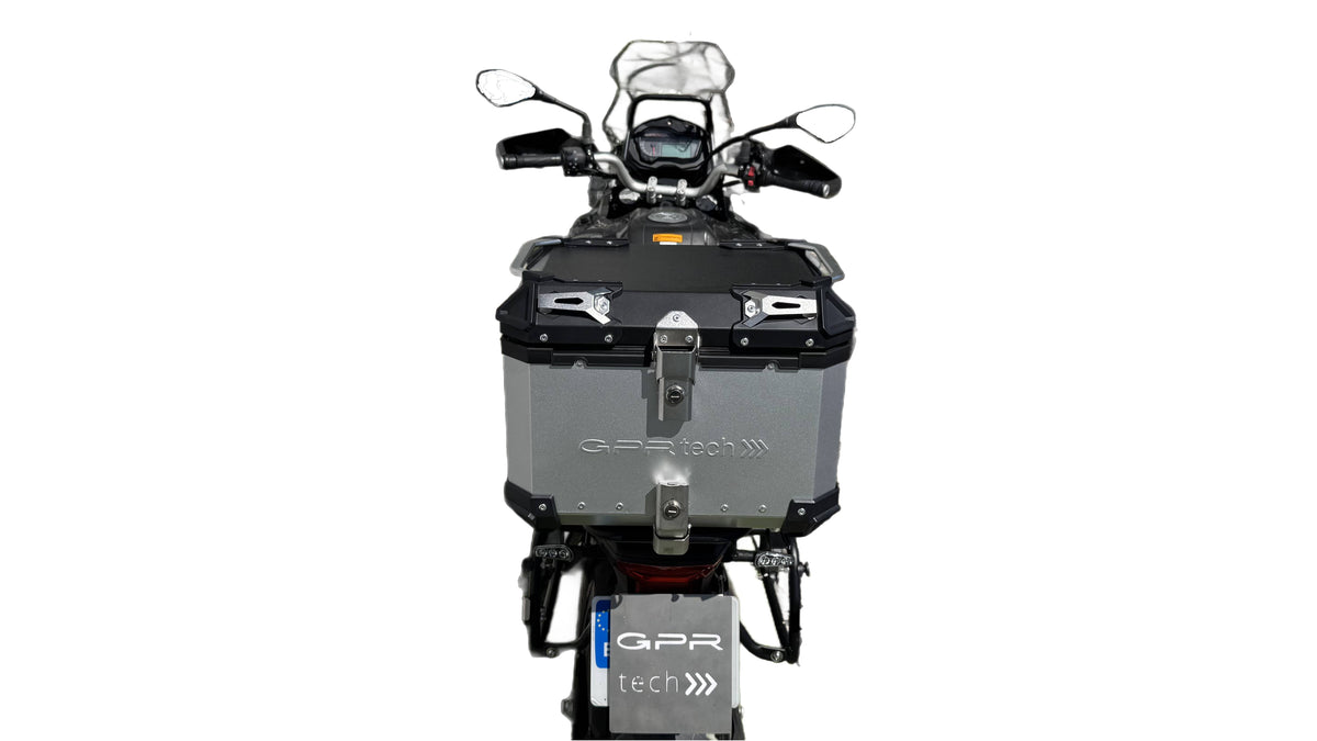 Benelli TRK 502 X 2017-2020 Top Case 35 Liters GPR TECH Silver Aluminum - photo 6