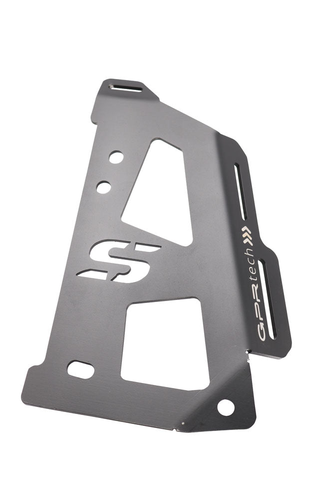 Placa de montaje para baúl superior BMW R1200GS 2017-2018 e4 de 55 litros GPR TECH en aluminio negro
