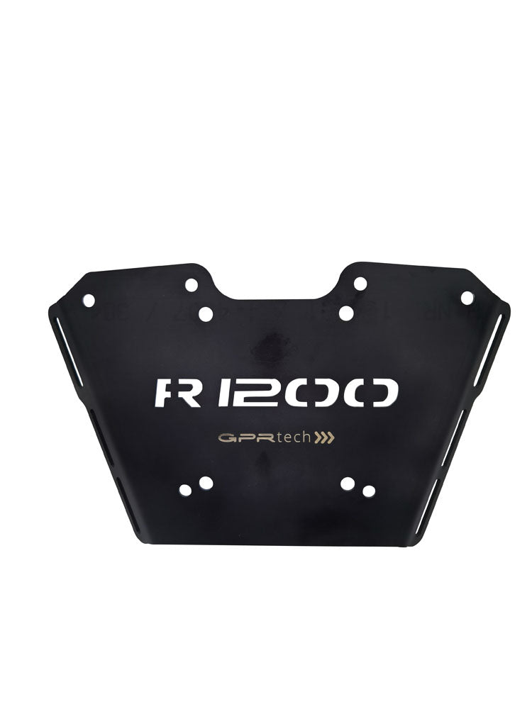BMW R1250 R - RS 2019-2020 e4 Top Case Mounting Plate 35 Liters GPR TECH Black Aluminum