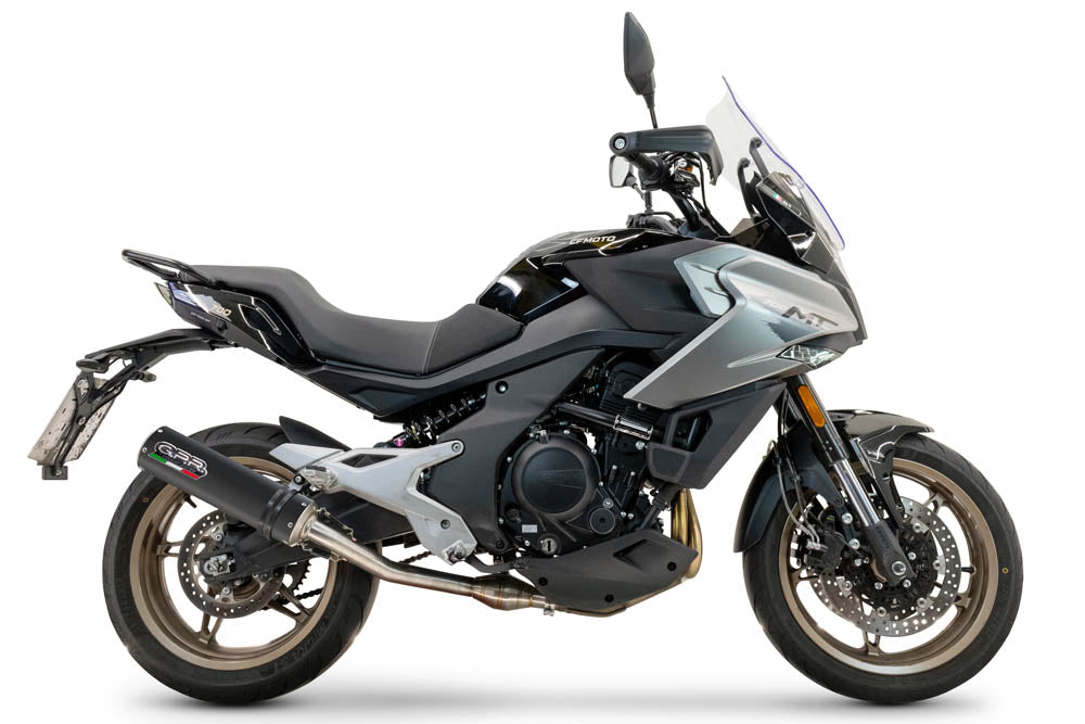 Escape GPR M3 negro de titanio para CF Moto 700 MT 2023-2024 Slip-On Race