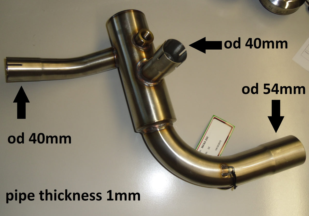 Aprilia Mana 850 GT 2007-2016 Exhaust GPR Trioval Mid Full System - photo 6