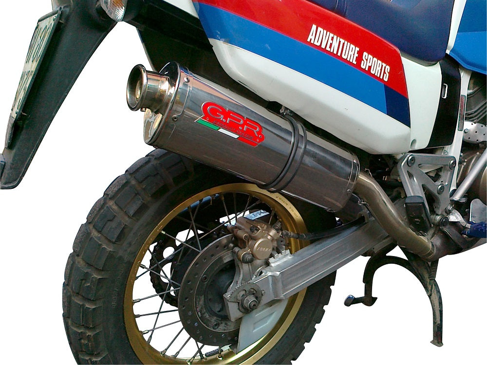 Escape GPR Trioval Slip-On para Honda Africa Twin NXR-XRV 750 Rd04 1990-1992
