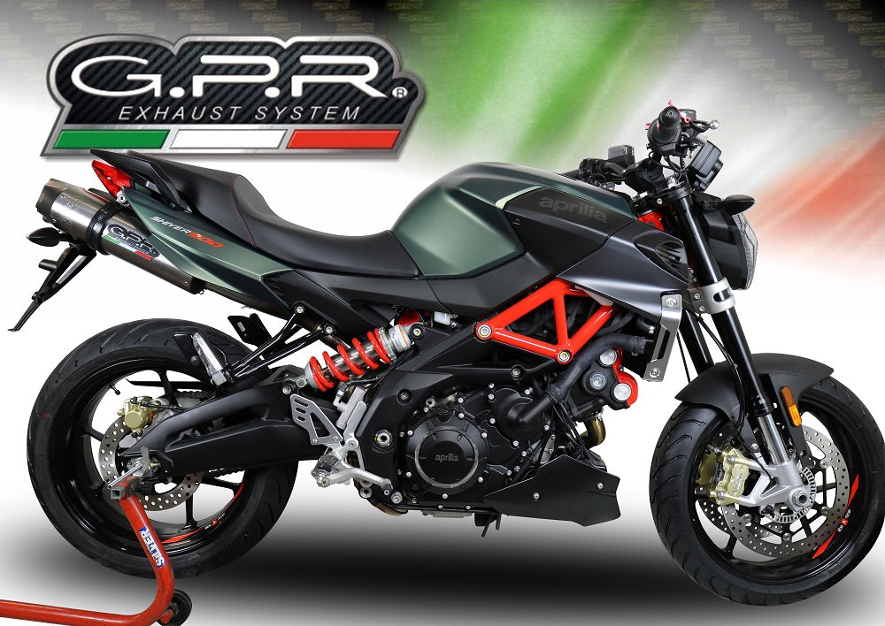 Aprilia Shiver 900 2017-2020 Exhaust GPR Grand Prix Evo Titanium Dual Slip On Race - photo 4