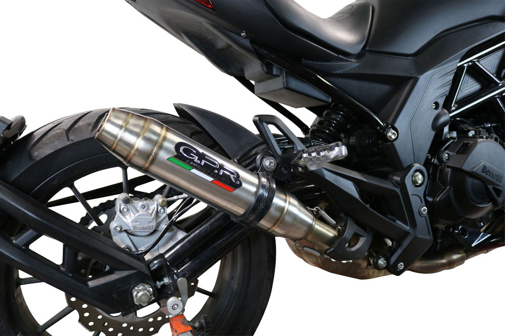 Benelli 502 C 2019-2020 Exhaust GPR Deeptone Inox Slip-On