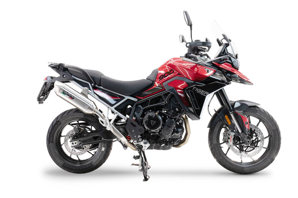 Triumph Tiger 900 GT / Pro Rally 2024-2025 Exhaust GPR Furore-X Acciaio Inox Slip-On Race