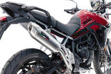 Triumph Tiger 900 GT / Pro Rally 2024-2025 Exhaust GPR Furore-X Acciaio Inox Slip-On Race