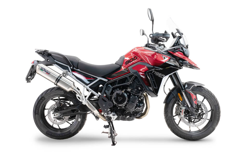 Triumph Tiger 900 GT / Pro Rally Pro 2024-2025 Exhaust GPR Satinox Slip-On Race