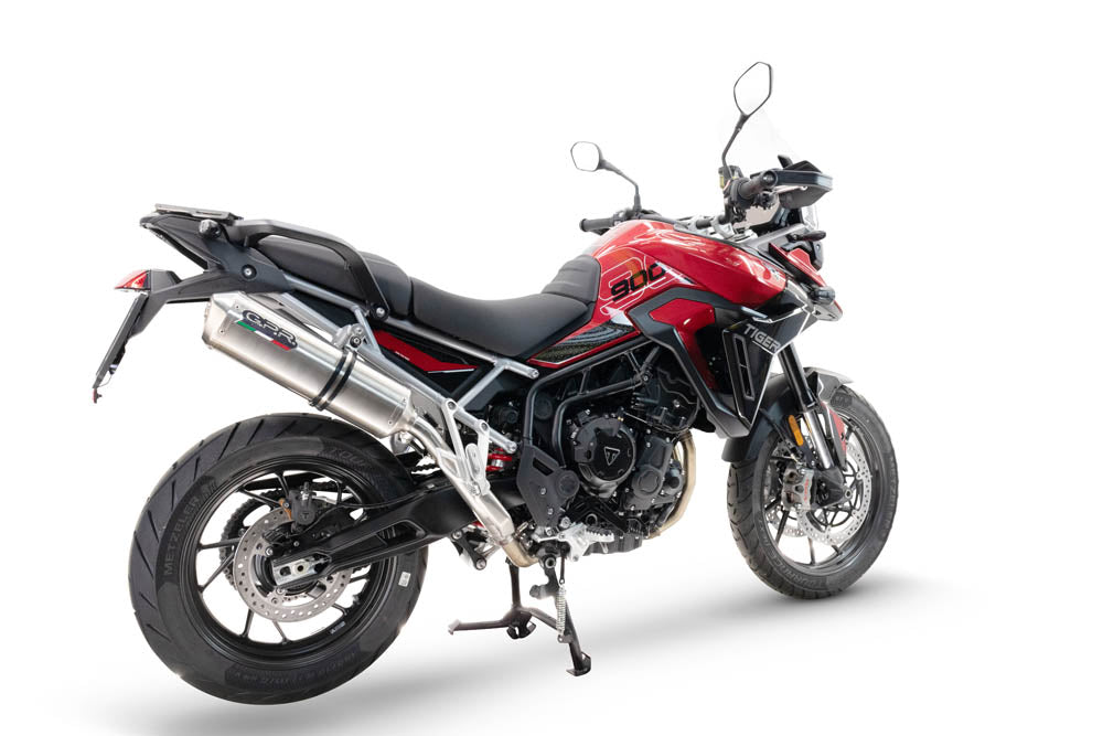 Triumph Tiger 900 GT / Pro Rally Pro 2024-2025 Exhaust GPR Satinox Slip-On Race