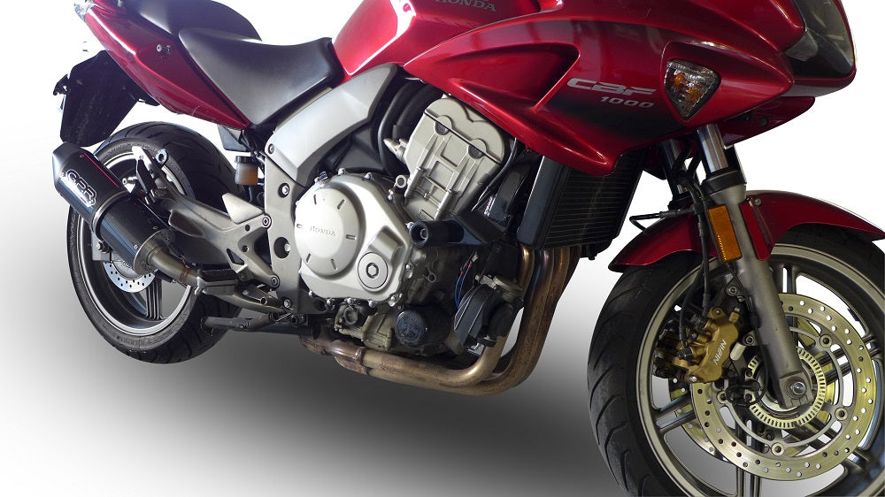 Escape GPR Furore Nero Dual Slip On para Honda CBF1000 CBF1000ST 2006-2009