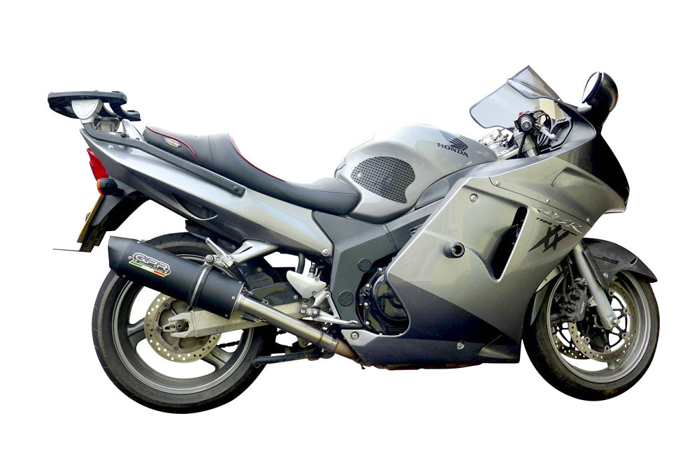Escape GPR Furore Nero Dual Slip On para Honda Cbr1100XX Superblackbird - X 11 1997-2006