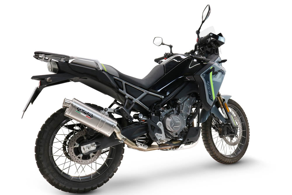 CF Moto 450 MT 2024-2026 Exhaust GPR Dune Triovale Titanio Slip-On - photo 2
