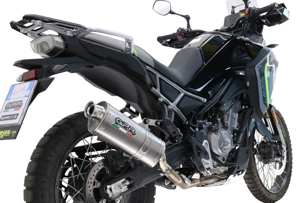 CF Moto 450 MT 2024-2026 Exhaust GPR Dune Triovale Titanio Slip-On - photo 3