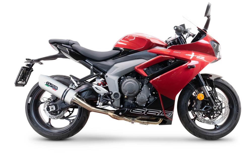 Triumph Daytona 660 2023-2025 Exhaust GPR Albus Ceramic Full System High Level