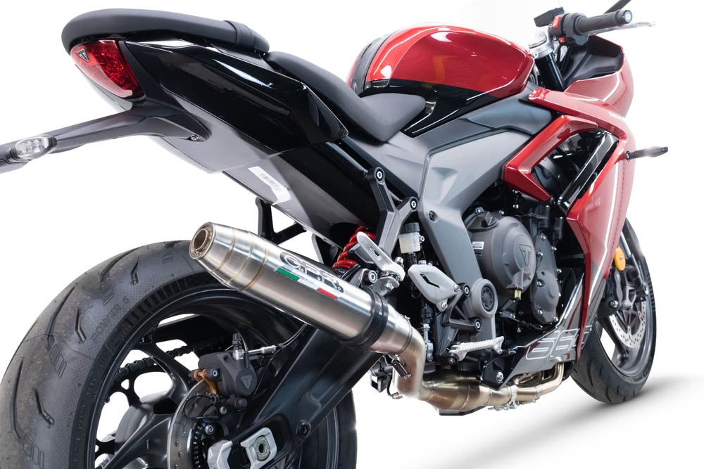 Triumph Daytona 660 2023-2025 Exhaust GPR Deeptone Inox Full System High Level