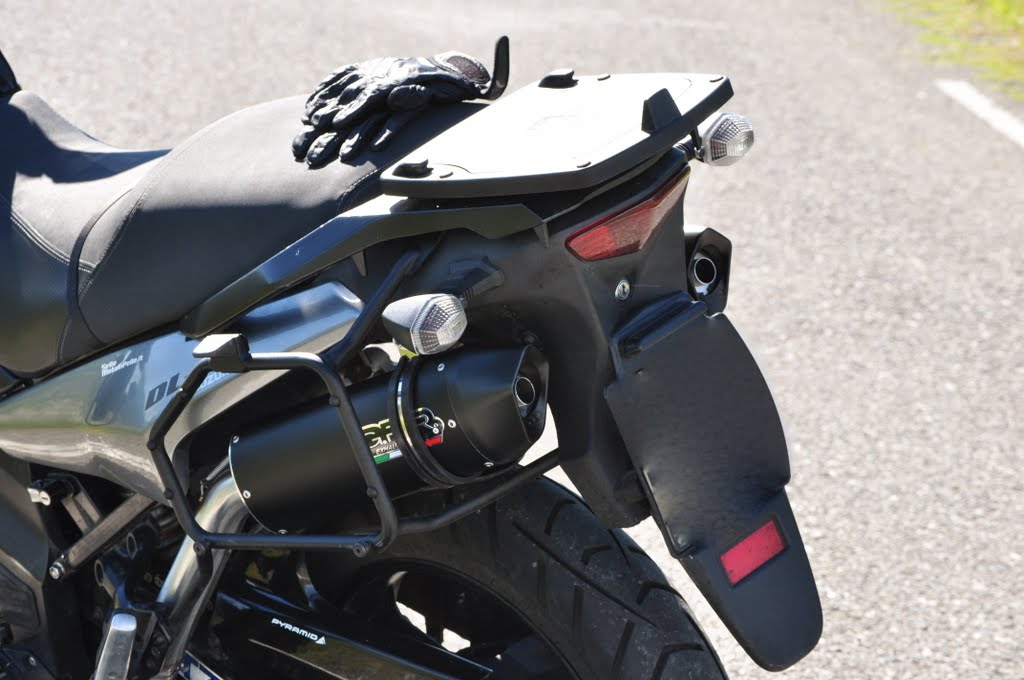 Escape Suzuki V-Strom 1000 2002-2013 GPR Furore Nero Dual Slip On Race