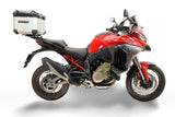 Baúl GPR TECH de 35 litros, aluminio plateado, para Ducati Multistrada V4 / V4S 2025-2026