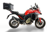 Baúl GPR TECH de 55 litros, aluminio negro, para Ducati Multistrada V4 / V4S 2025-2026