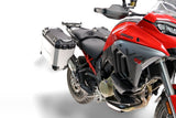 Maletas laterales GPR TECH de 38 + 32 litros, aluminio plateado, para Ducati Multistrada V4 / V4S 2025-2026