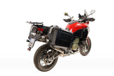 Maletas laterales GPR TECH de 38 + 32 litros, aluminio negro, para Ducati Multistrada V4 / V4S 2025-2026