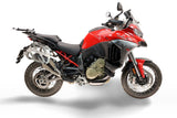 Maletas laterales GPR TECH de 38 + 32 litros, aluminio negro, para Ducati Multistrada V4 / V4S 2025-2026