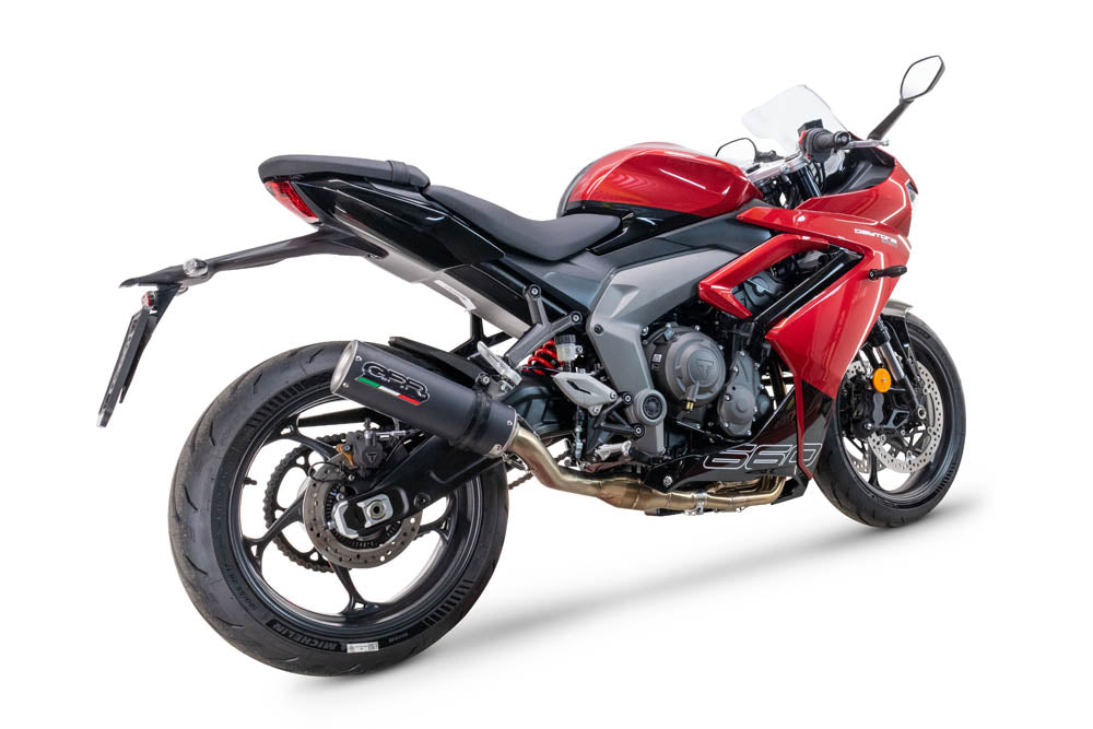 Triumph Daytona 660 2023-2025 Exhaust GPR M3 Black Titanium Full System High Level