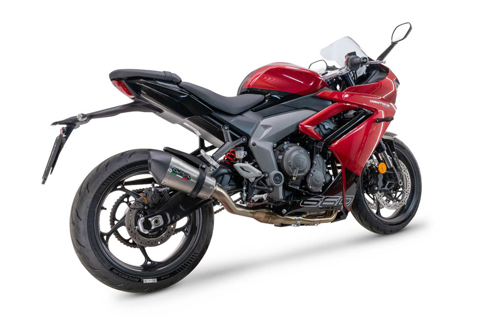 Échappement GPR Grand Prix Evo Titanium Système Complet High Level pour Triumph Daytona 660 2024-2026