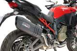 Échappement GPR Hyper Sonic Black Titanium Slip-On pour Ducati Multistrada V4 V4S 2025-2026