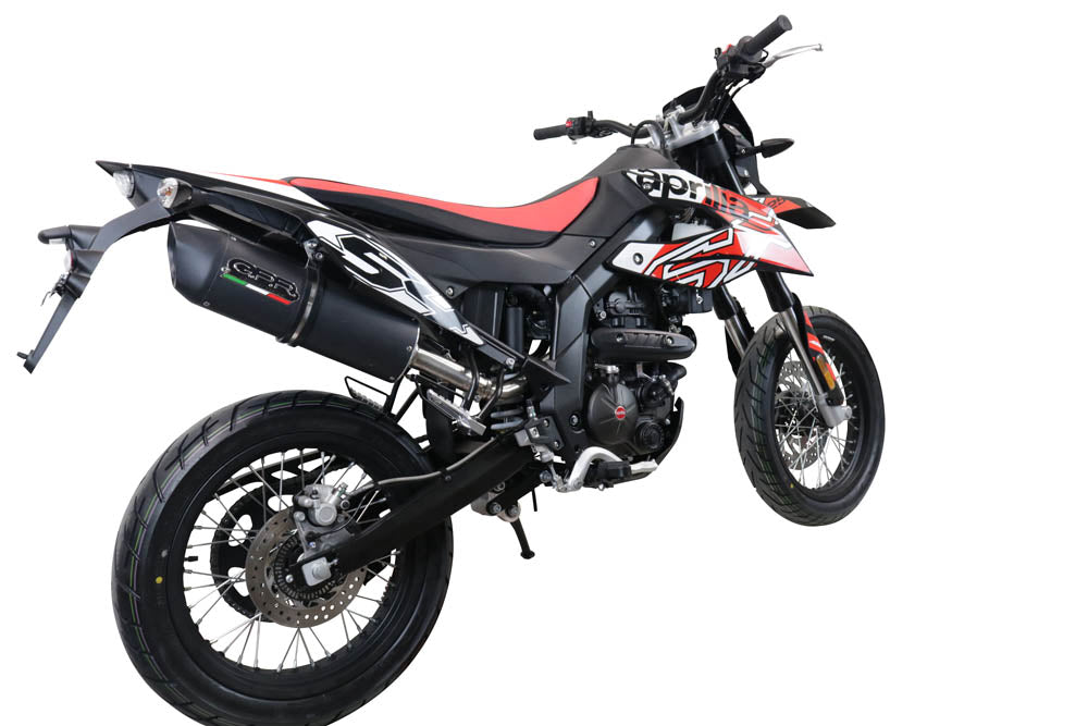 Aprilia RX 125 2021-2024 Exhaust GPR Furore Evo4 Nero Slip-On