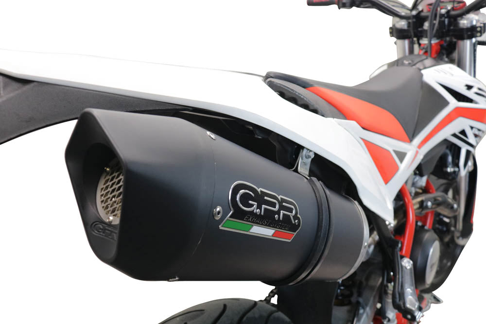 Beta 125 RR MOTARD 2019-2020 Exhaust GPR Furore Evo4 Nero Slip-On