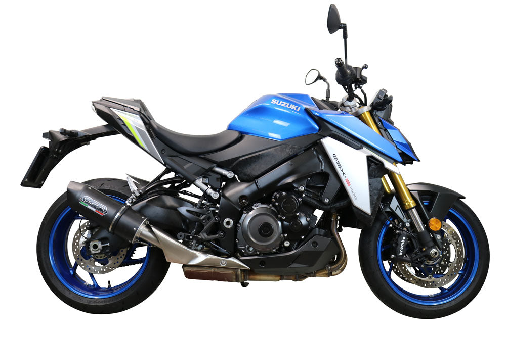 Escape GPR Furore Evo4 Poppy Slip-On para Suzuki GSXS 1000F 2021-2025