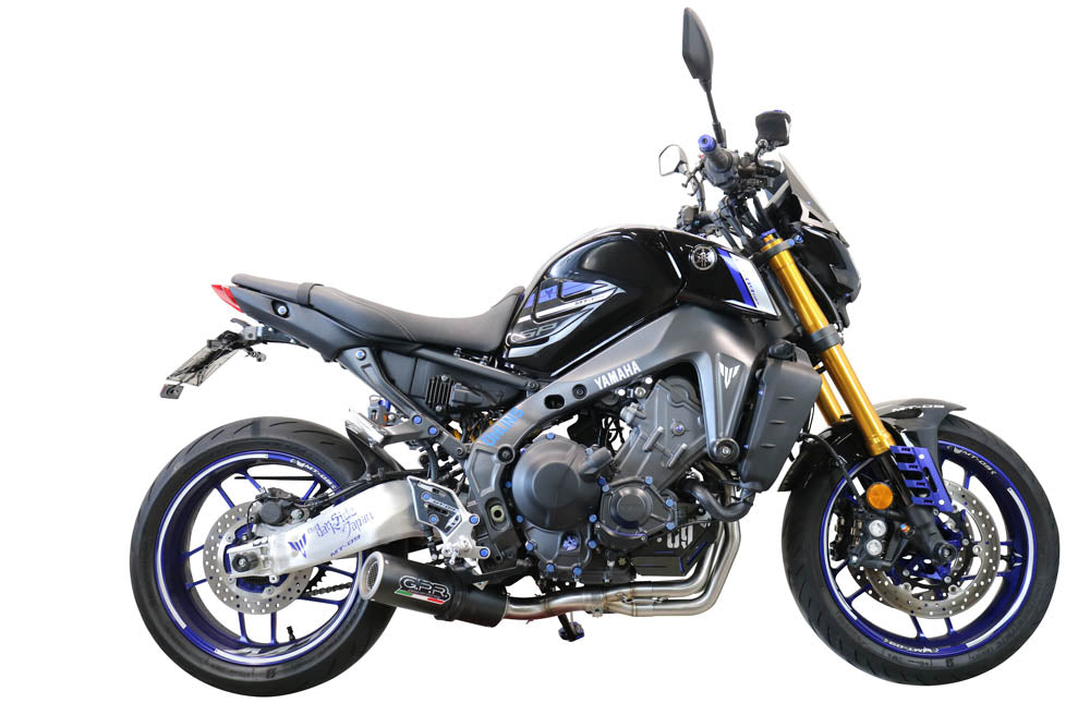 Yamaha Fj09 2021-2024 Exhaust GPR M3 Black Titanium Full System Low Level