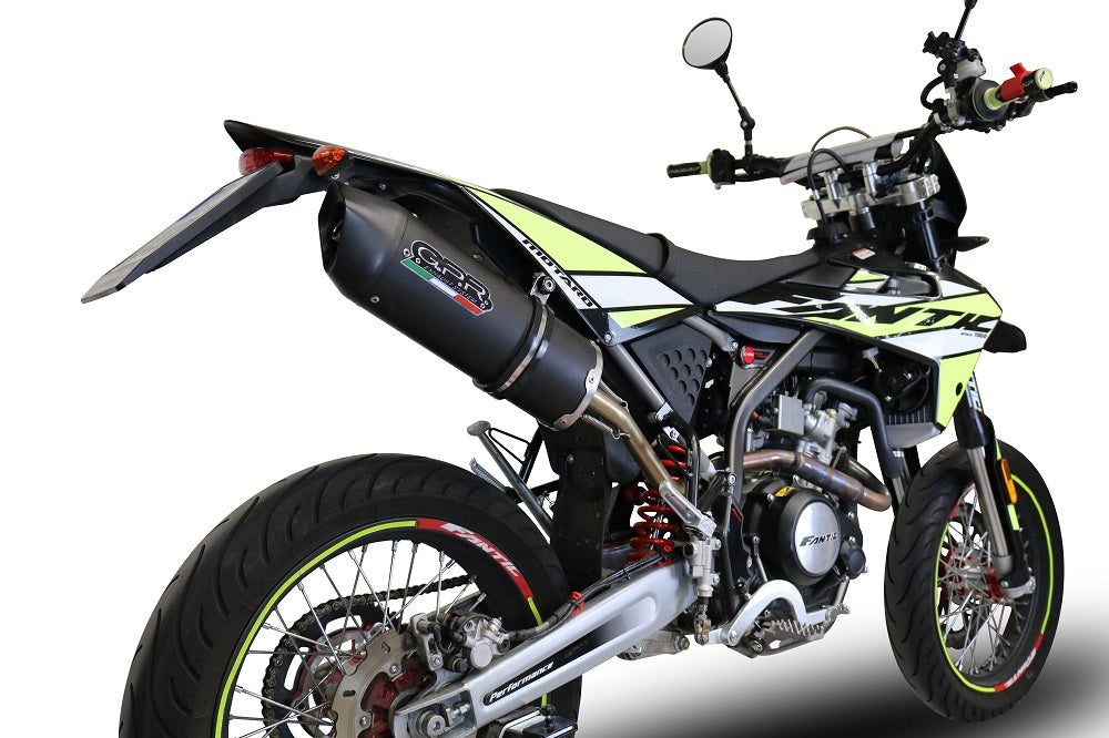 Fantic Motor 125 M Performance 2019-2020 Exhaust GPR Furore Nero Slip-On