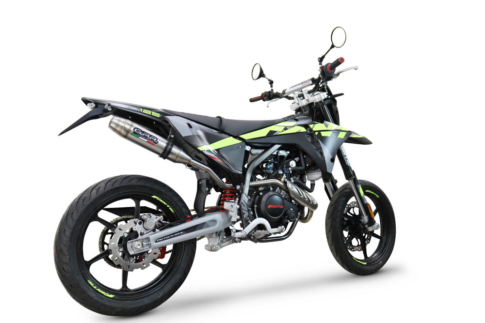 Escape GPR Deeptone Inox Slip-On para Fantic Motor 125 XEF Enduro Competition/Performance 2025-2026