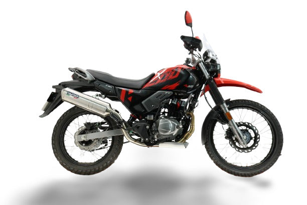Échappement GPR Satinox Système Complet pour Hero Xpulse 200 4V 2021-2024
