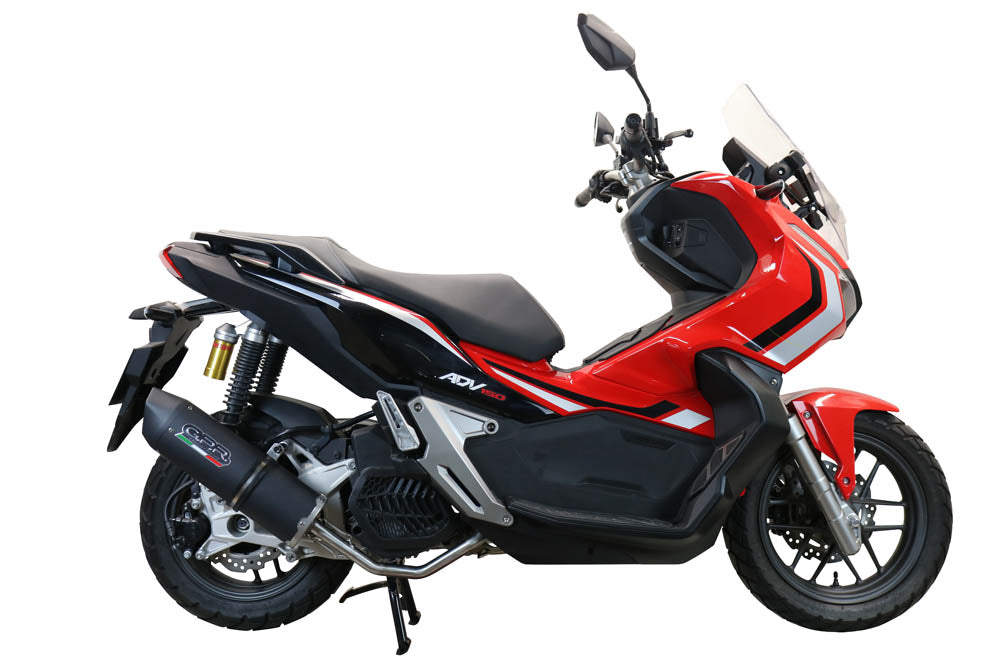 Sistema de escape completo GPR Furore Nero para Honda Adv 150 2020-2023