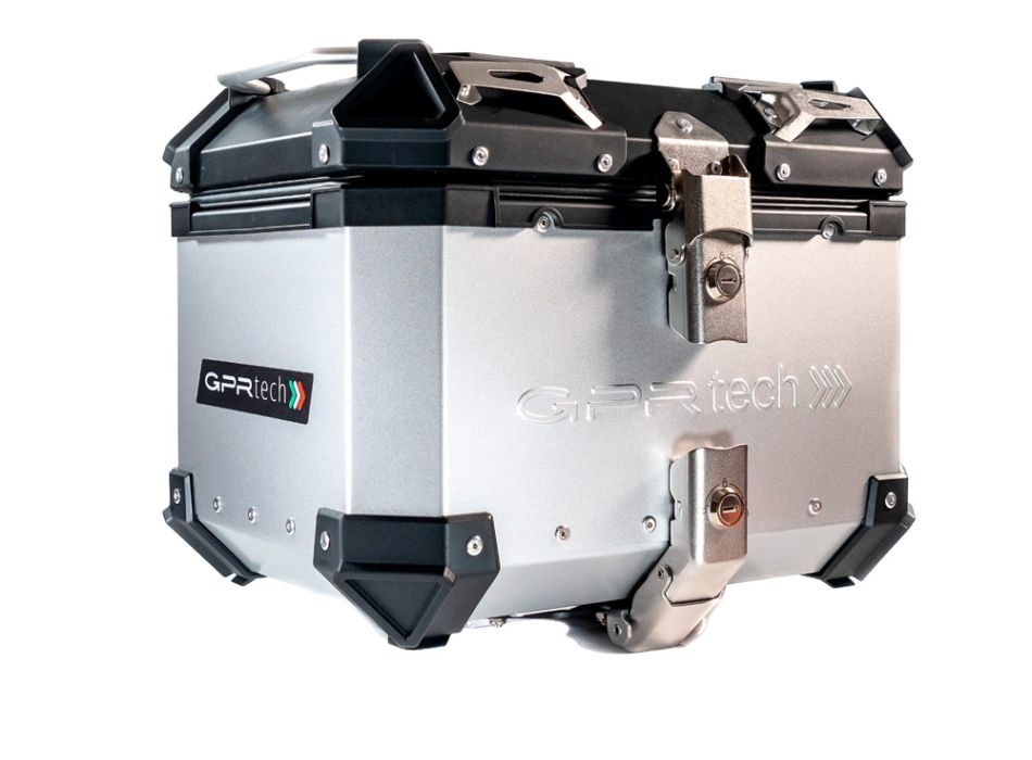 Royal Enfield Himalayan 450  2024-2025 Top Case 26 Liters GPR TECH Silver Aluminum