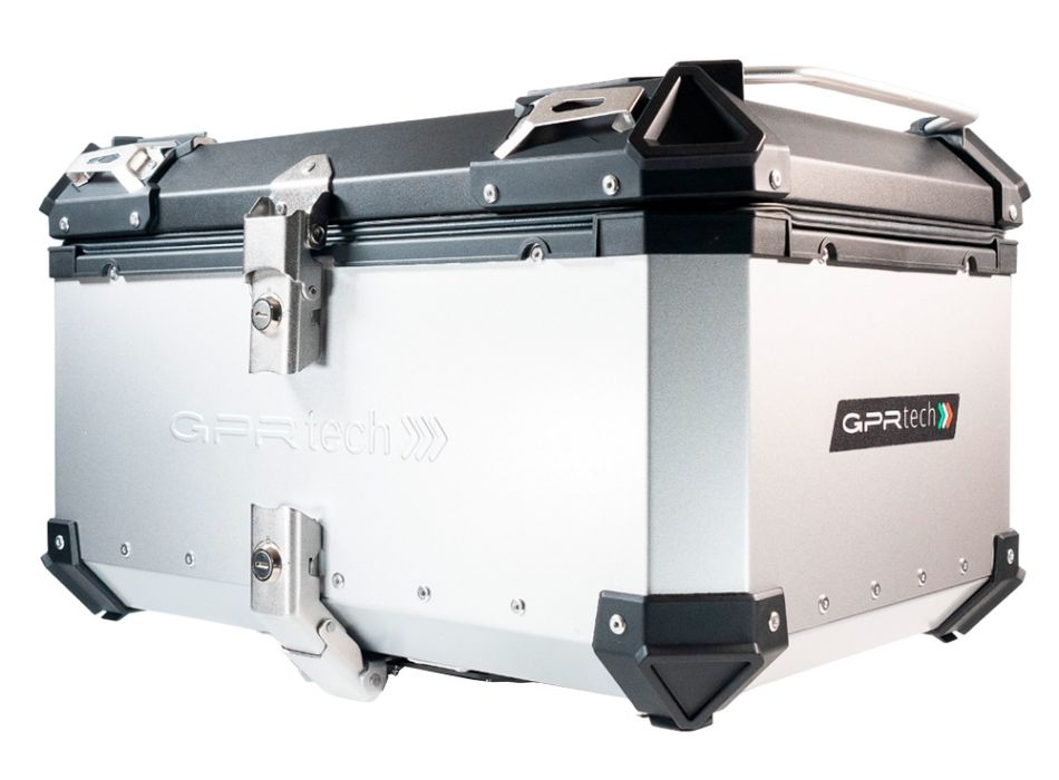 Zontes 703 F 2024-2025 Top Case 45 Liters GPR TECH Silver Aluminum