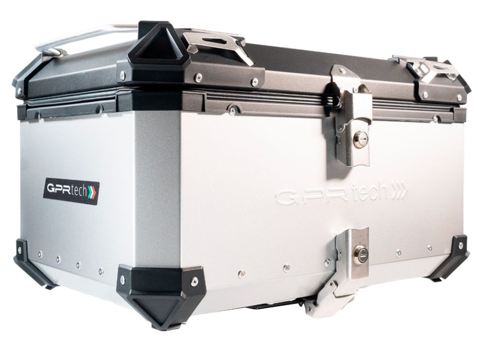 Zontes 703 F 2024-2025 Top Case 45 Liters GPR TECH Silver Aluminum